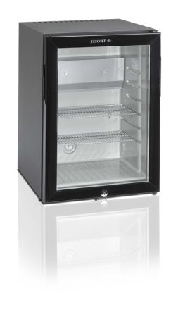 40л Абсорбционный мини холодильник  со стеклянной дверью для отеля и офиса TEFCOLD TM42G