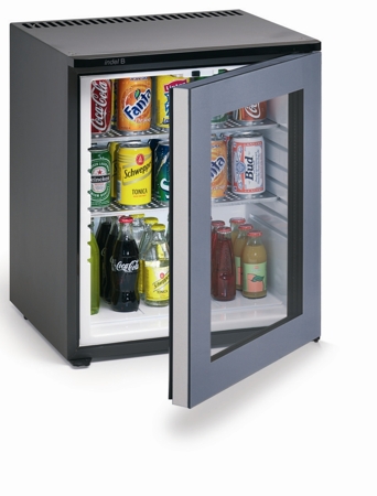 60л Встраиваемый компрессорный мини холодильник со стеклянной дверью Indel B KES60PV