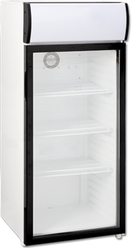 80л Минихолодильник со световым коробом для рекламы Scan SC80