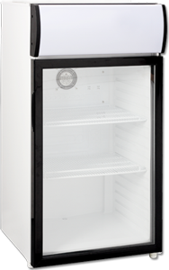 50л Мини холодильник витрина со световым коробом для рекламы Scan SC50