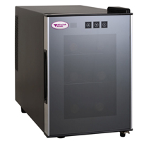 16л Винный холодильник с 1-ой температурной зоной для 6 бутылок вина Cold Vine JC-16BLW