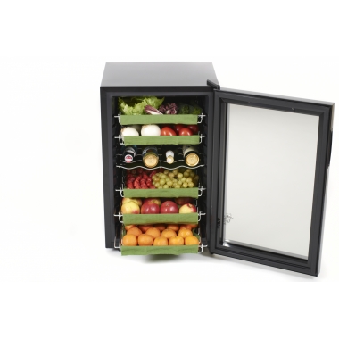 мини холодильник с прозрачной дверью для органических продуктов BioZone BIO-75SA