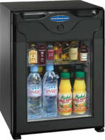 30л Маленький абсорбционный холодильник с прозрачной дверью COOLMANN OBT30G