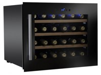 56л Встраиваемый винный шкаф на 24 бутылок Dunavox DX-24.56BBK