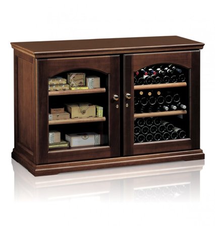 винный холодильник из дерева цвета орех  IP INDUSTRIE CEX 2151 для вина и сигар