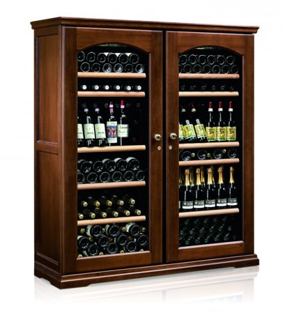 деревянный винный шкаф на 224 бутылки вина  IP INDUSTRIES CEX 2401 LNU орех