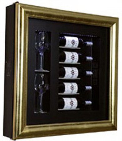настенный винный холодильник-картина QV52-N3151B