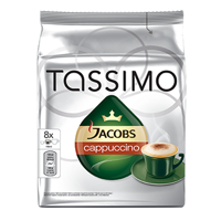 Упаковка кофе капсул (8 порций) Tassimo JACOBS Капучино