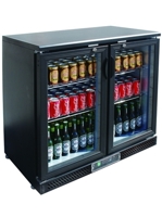 250л Холодильник для напитков с 2-мя прозрачными дверцами Gastrorag SC250G.A