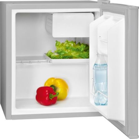 Серый мини холодильник  Bomann KB 389