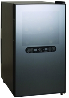 48л Винный холодильник с 2-мя температурными зонами для 18 бутылок GASTRORAG JC-48DFW