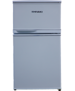 Белый компрессорный мини холодильник двухкамерный Shivaki TMR-91DW