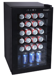 мини холодильник с прозрачной дверцей COOLEQ TBC-65