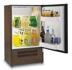75л Коричневый мини холодильник   для гостиницы и офиса Vitrifrigo LT75BAR