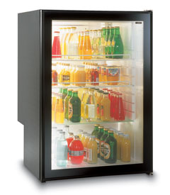 115л Мини холодильник витрина со стеклянной прозрачной дверцей Vitrifrigo C115PV