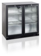 196л  Мини бар  для напитков с 2-мя стеклянными дверцами  Tefcold Back Bar Cooler BA20H