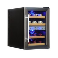 33л Винный шкаф на 12 бутылок с 2-мя температурными зонами Cold Vine C12-TSF2